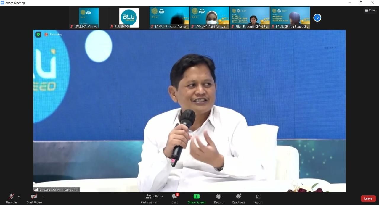 podiumnews.com-BLU LPMUKP Bangkitkan UMKM Pulihkan Ekonomi Nasional